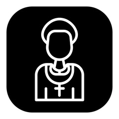 Priest Vector Icons