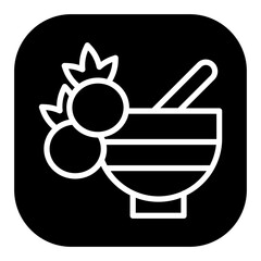 Cranberry Sauce Vector Icons