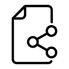 File sharing icon on white background vector
Vector icon remote work freelance