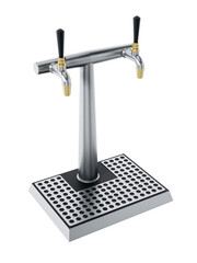 Beer tap on transparent background. 3D illustration