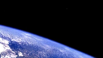 Bright moon with detailed craters visible in a dark night sky above blue glow, space exploration, astronomical event