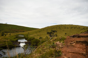 Chimney Pool (Belihul Oya River) in Horton Plains National Park, Sri Lanka.