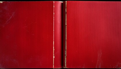 old red paper notebook book cover template mock up empty damaged grunge aged scratched shabby paper cardboard overlay texture