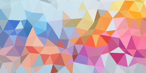 Fototapeta premium Vector geometric shapes. Colorful background. Texture for use in the design of brochures
