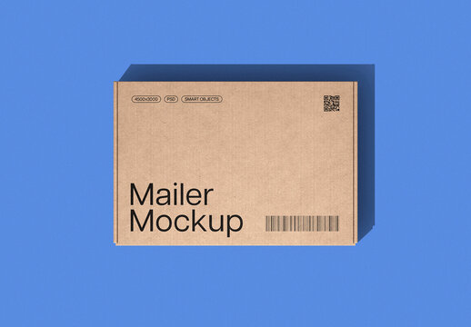 Mailer Box Mockup