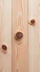 Sanded Light Brown Plywood Texture with Rounded Knots