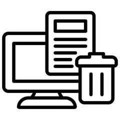 Document Deletion Icon