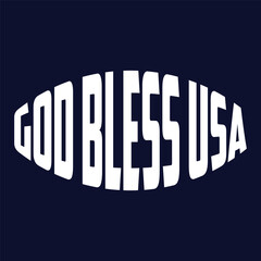 god bless usa t-shirt design