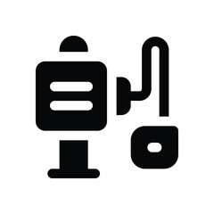 Obraz premium colonoscopy glyph icon. Strong and solid vector icon for websites, mobile interfaces, presentations, and visual branding. High quality and easy to edit.