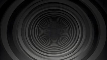 Abstract Black and Grey Spiral Tunnel Background Design