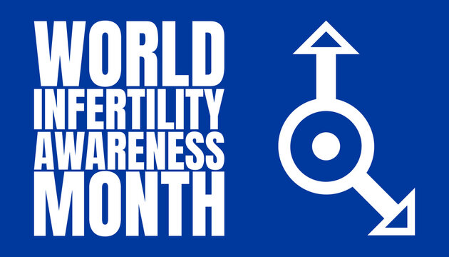 Breaking the Silence,  World Infertility Awareness Month design templet, holiday concept