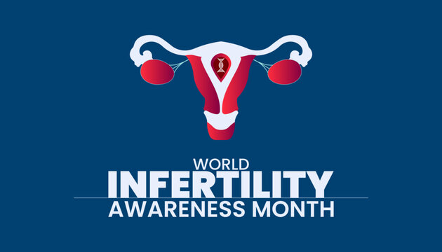 Breaking the Silence,  World Infertility Awareness Month design templet, holiday concept