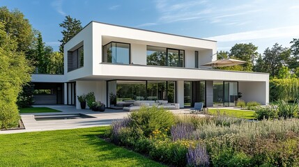 Modern House with Garden and Pool