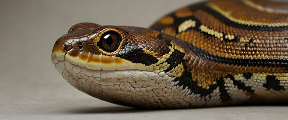 Fototapeta premium Ball Python Close-Up
