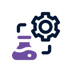 bioengineering duotone icon. Sleek and modern vector icon for websites, mobile apps, marketing materials, and corporate design. Fully scalable and ready to use.