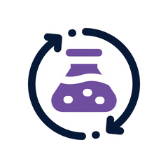 chemical duotone icon. Sleek and modern vector icon for websites, mobile apps, marketing materials, and corporate design. Fully scalable and ready to use.