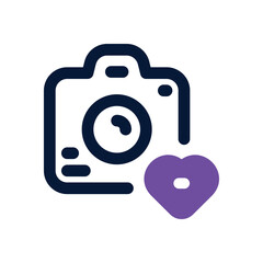 photography duotone icon. Sleek and modern vector icon for websites, mobile apps, marketing materials, and corporate design. Fully scalable and ready to use.