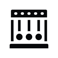 pendium glyph icon. Strong and solid vector icon for websites, mobile interfaces, presentations, and visual branding. High quality and easy to edit.