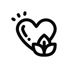 love line icon. Clean and minimalist vector icon for websites, mobile apps, presentations, and logos. Fully scalable and customizable for any project.