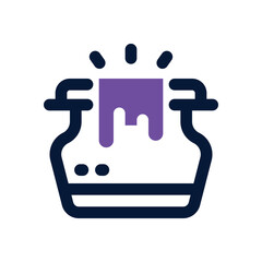 honey duotone icon. Sleek and modern vector icon for websites, mobile apps, marketing materials, and corporate design. Fully scalable and ready to use.