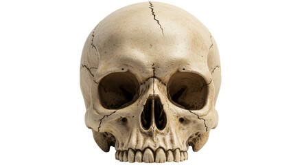 Obraz premium Isolated Human Skull Anatomical Detail