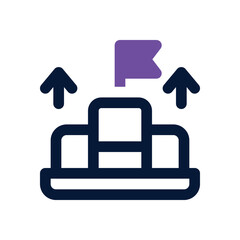 achievement duotone icon. Sleek and modern vector icon for websites, mobile apps, marketing materials, and corporate design. Fully scalable and ready to use.