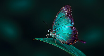 Rear Fantasy Butterfly in Twilight Scene