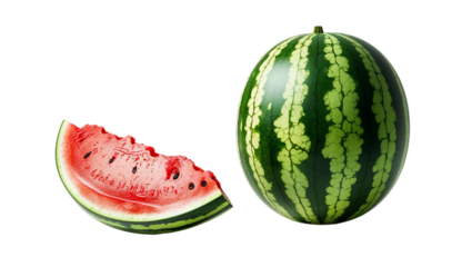 Watermelon Still Life Composition With Citrullus Fruit
