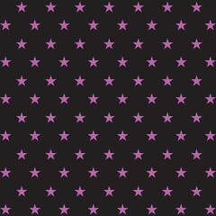  Star pattern design on dark backdrop. Minimalist pattern background. Background texture with five-pointed stars.