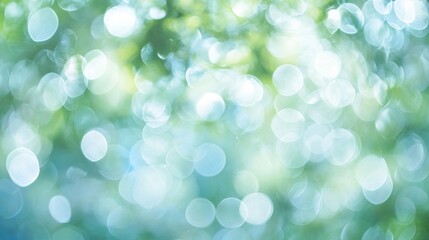 Obraz premium Abstract Green and Blue Bokeh Background