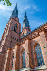 Fototapeta premium Uppsala Gothic Cathedral, Sweden