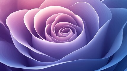 The image showcases a sharp focus on a blue and pink floral arrangement, contrasted with a softly blurred, luminous background