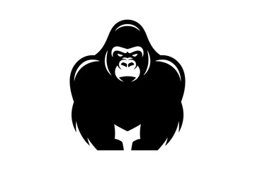 Gorilla strong ape primate animal mammal wildlife icon