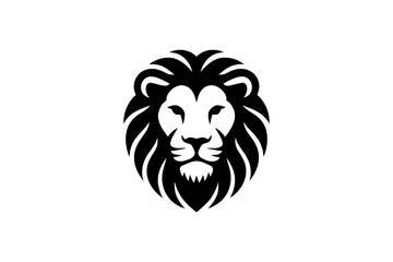 Lion head logo design vector illustration graphic