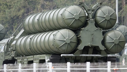 S-400, Russian surface-to-air missile system (SAM), a long- and medium-range air defense missile system