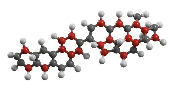 Molecule structure model scientific diagram chemical compound visualization organic chemistry science