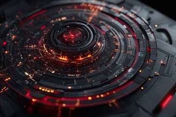 High-tech circular energy core