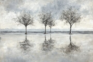 Peaceful Grey Landscape