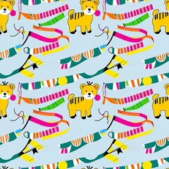 party animals and streamers