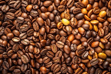Obraz premium warm coffee brown to cream gradient with soft grain