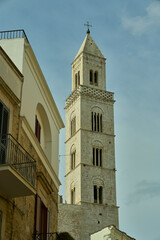 Historic Stone Bell Tower in Bari