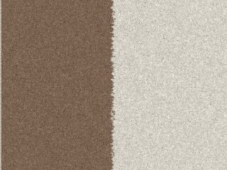 Fototapeta premium A split background image with two textured colors a brown section and an off-white section. The division is slightly uneven.