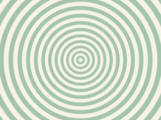 An abstract background with concentric circles.  Alternating sage green and cream rings create a hypnotic effect.
