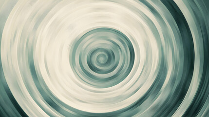 Hypnotic concentric circles evoke a sense of depth and swirling energy