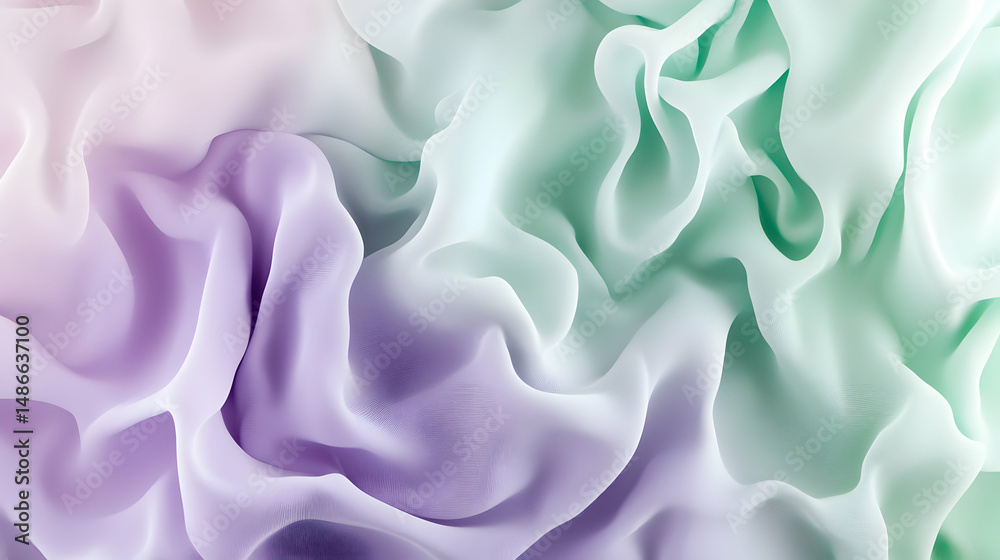 Poster subtle gradient waves of color create a calming and visually engaging backdrop