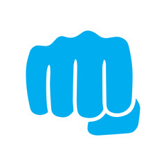 Obraz premium Fist colored icon