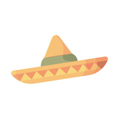 Classic Sombrero Cultural Headwear Design. Vector