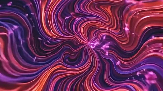 explosive bursts of saturated hues in an abstract pattern, swirling fluidity with a glossy texture, reflections creating intricate layers, depth added by overlapping shapes