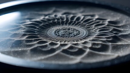 Discover the Art of Sound Waves Visualized Through Cymatics Sand Formations Revealing Mesmerizing Acoustic Patterns
