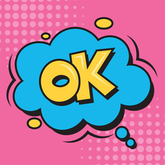 Colored comic bubble chat Vector